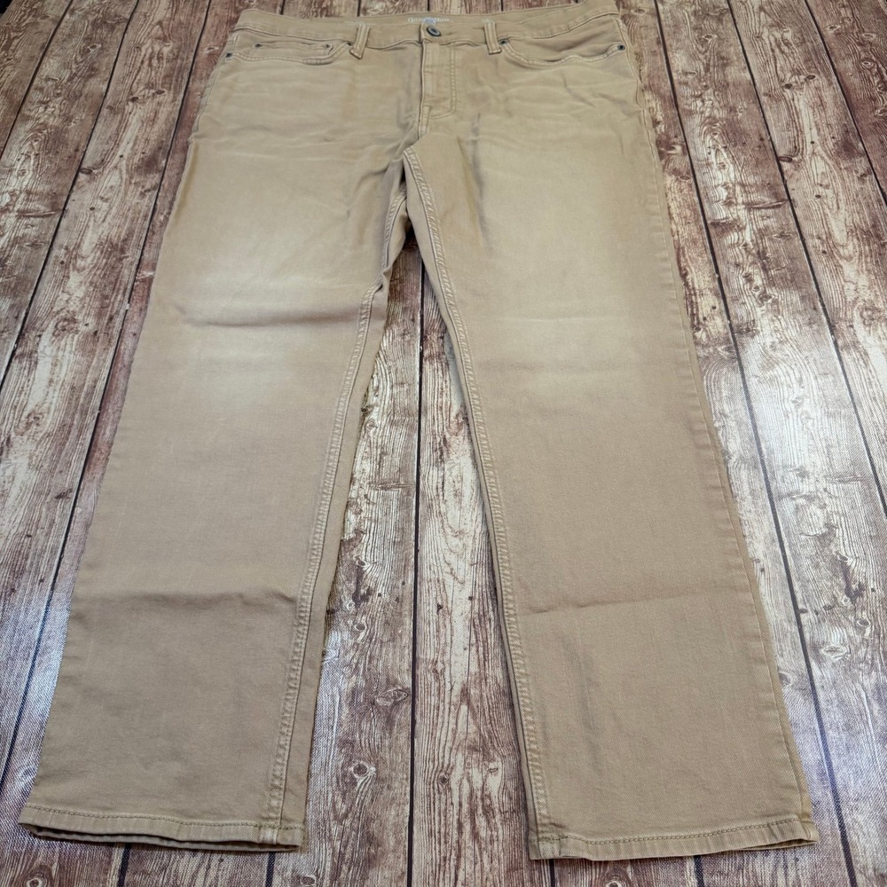 Goodfellow & Co Slim Fit Pants Mens 38x30 Tan Total Flex Stretch Chino